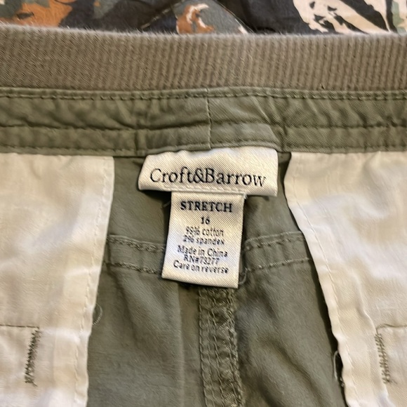 Green capris Croft & barrow - Picture 3 of 5